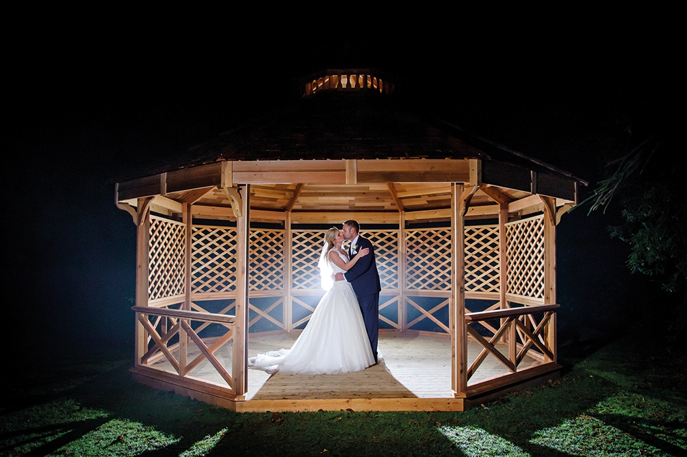 WEB - Woodside Wedding - Gazebo Couple